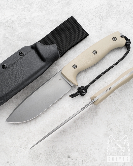 NÓŻ SURVIVALOWY ODC 125 10 K720 O2 G10 DESERT TAN  AK