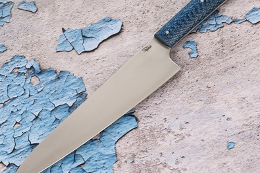 NÓŻ KUCHENNY CHEF 210 60 BLUE TWILL ELMAX PABIŚ KNIVES