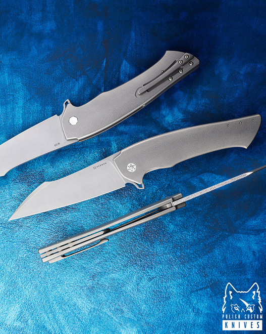 NÓŻ SKŁADANY FOLDER OVIUM GENERACJA 2 #0160 M398 HERMAN KNIVES