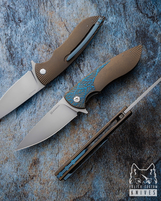 NÓŻ SKŁADANY FOLDER STING #0806 MAGNACUT HERMAN KNIVES