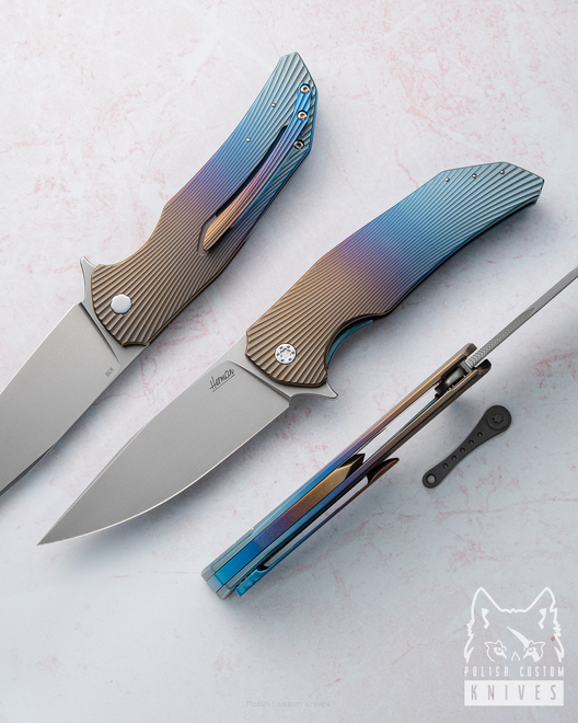 NÓŻ SKŁADANY FOLDER DRAGONFLY SLIM 108 M390 HERMAN