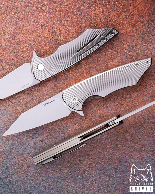 NÓŻ SKŁADANY FOLDER VESPERTILIO #0225 MAGNACUT HERMAN KNIVES