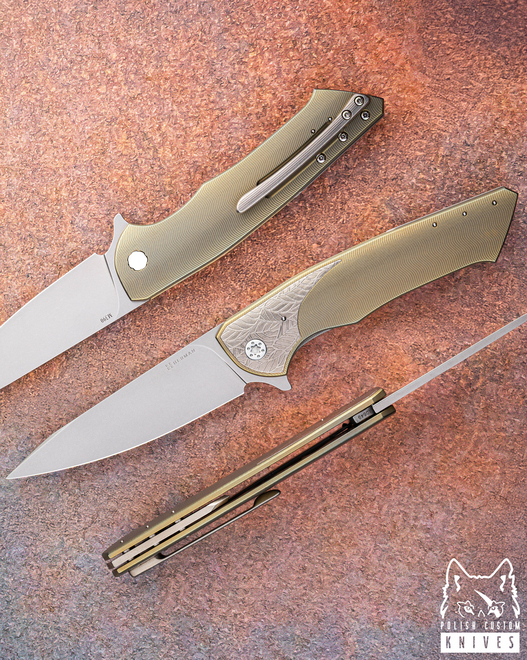 NÓŻ SKŁADANY FOLDER SLIM #0649 M390 HERMAN KNIVES