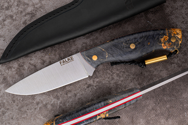 NÓŻ MYŚLIWSKI HUNTER INDIVIDUAL H386 K110 CZECZOTA KLONU FALKE KNIVES