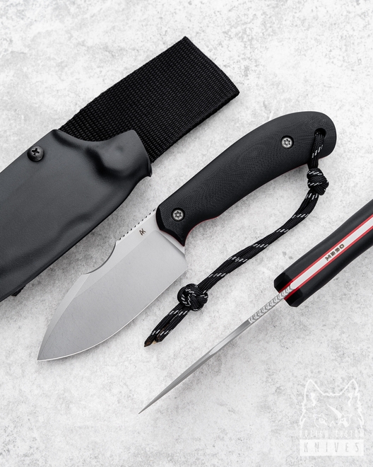NÓŻ EDC, SURVIVALOWY CWANIAK 3 95 M390 G10 AK