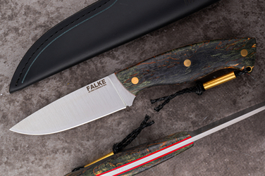 NÓŻ MYŚLIWSKI HUNTER INDIVIDUAL H383 K110 BRZOZA KARELSKA FALKE KNIVES