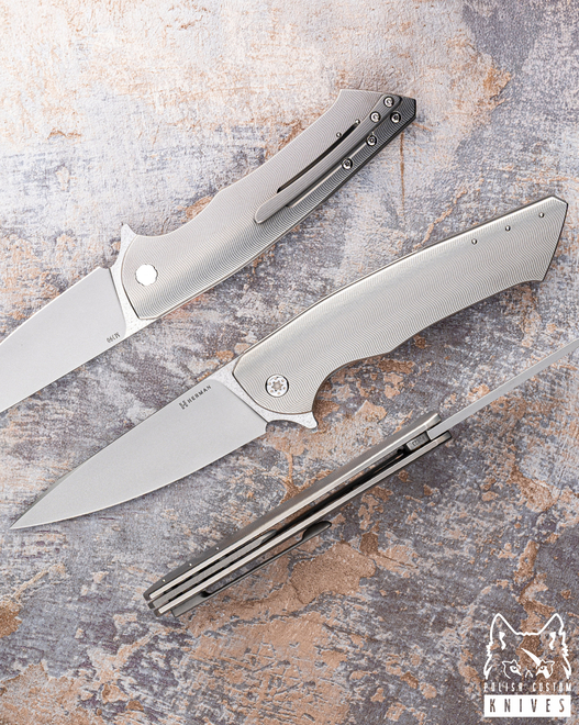 NÓŻ SKŁADANY FOLDER SLIM #0623 M390 HERMAN KNIVES