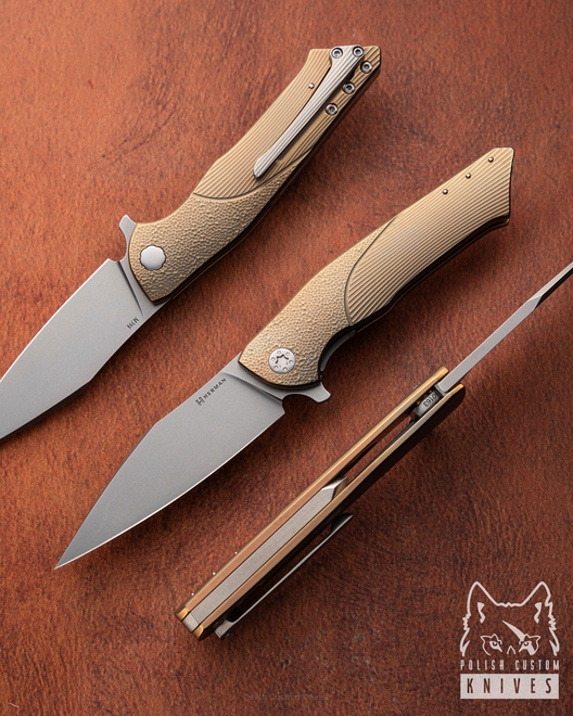 NÓŻ SKŁADANY FOLDER BEE #0163 M398 HERMAN KNIVES
