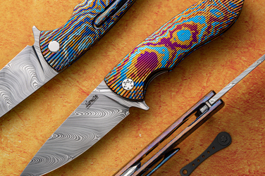 NÓŻ SKŁADANY STING 19 TIMASCUS DAMASTEEL HERMAN