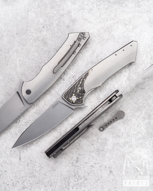 NÓŻ SKŁADANY FOLDER SLIM 17 M390 HERMAN 