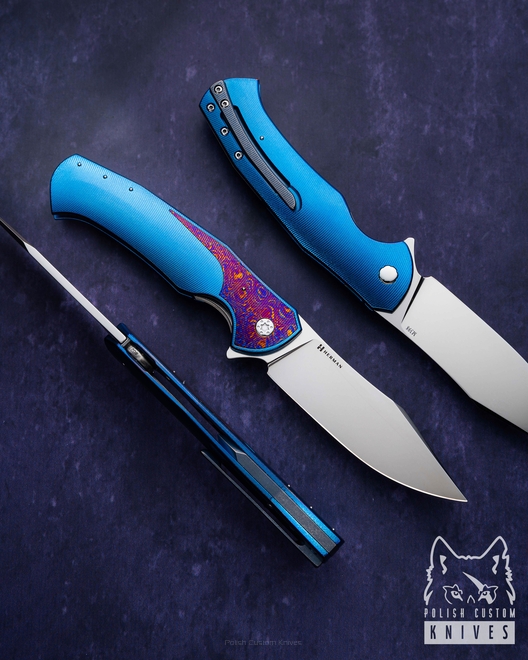 NÓŻ SKŁADANY FOLDER MANTIS #0279 M398 LEWORĘCZNY HERMAN KNIVES