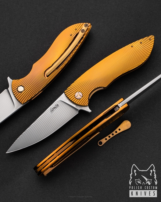 NÓŻ SKŁADANY FOLDER STING 63 BALBACH DAMAST HERMAN