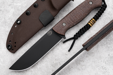 NÓŻ SURVIVALOWY RATEL II MICARTA BRĄZOWA NZ3 5 TD