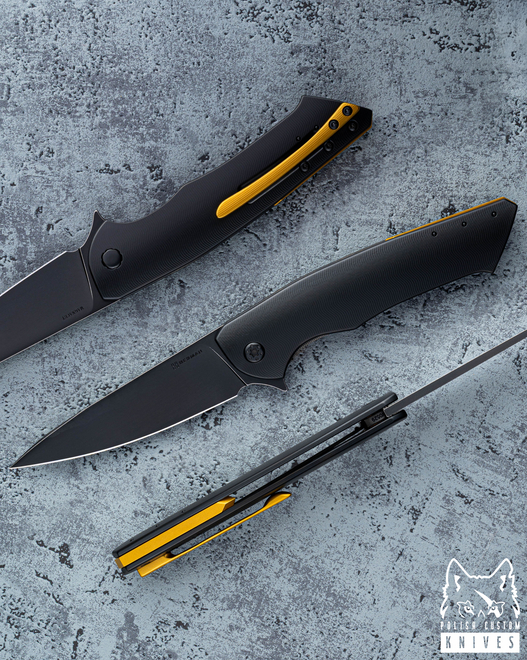 NÓŻ SKŁADANY FOLDER SLIM #0529 MAGNACUT DLC HERMAN KNIVES