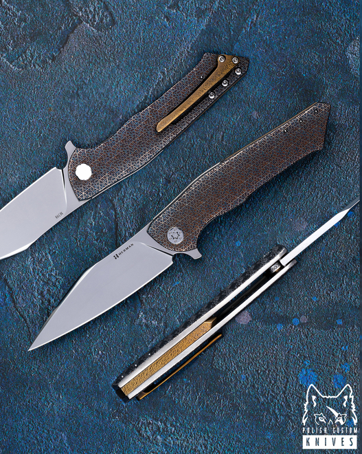 NÓŻ SKŁADANY FOLDER BEE 95 M398 TESSERAKT HERMAN KNIVES