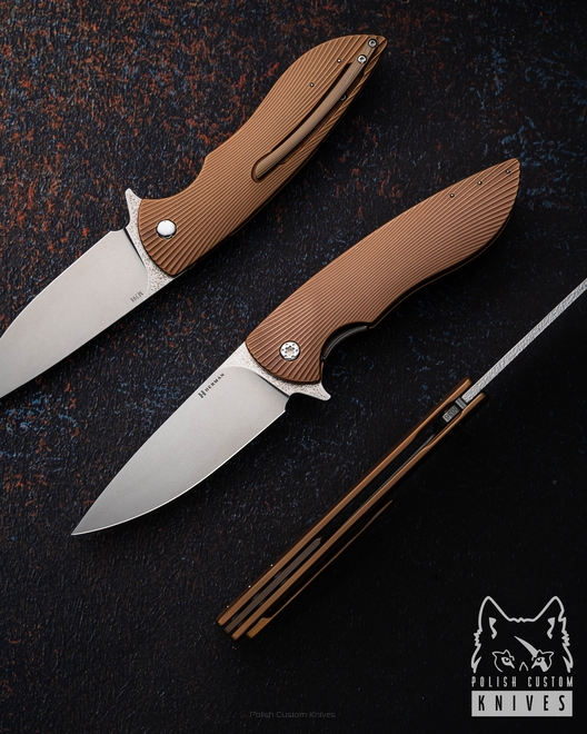 NÓŻ SKŁADANY FOLDER BIG STING #0036 M398 OERLIKON HERMAN KNIVES