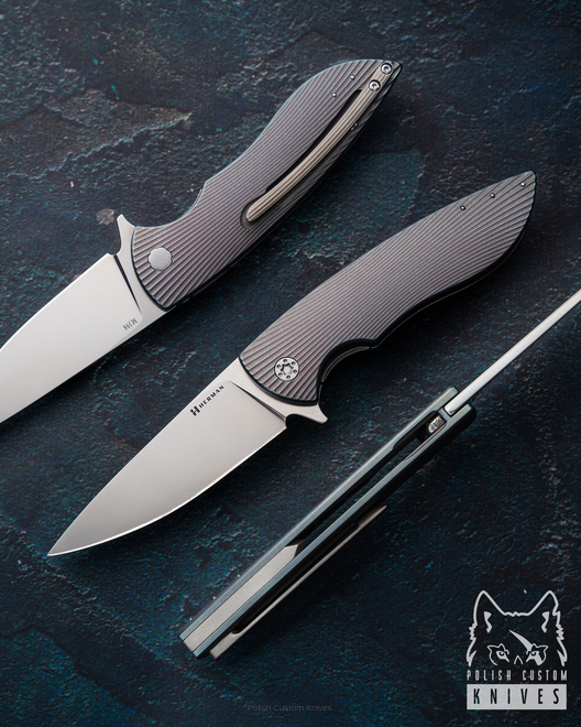 NÓŻ SKŁADANY FOLDER STING 648 M398 HERMAN KNIVES