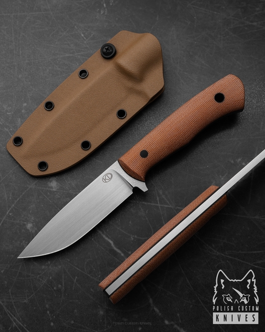 NÓŻ SURVIVALOWY EDC TRAVELER ELMAX 2 MICARTA G10 KD KNIVES
