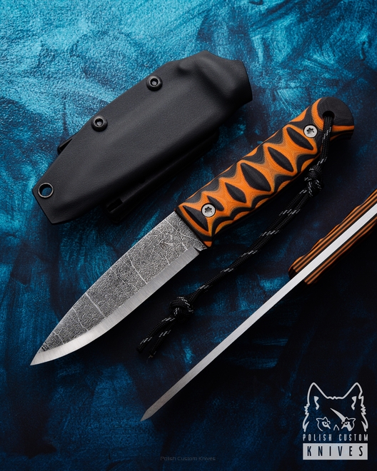 NÓŻ SURVIVALOWY BUSHCRAFT 30 O2 G10 TIGER AK
