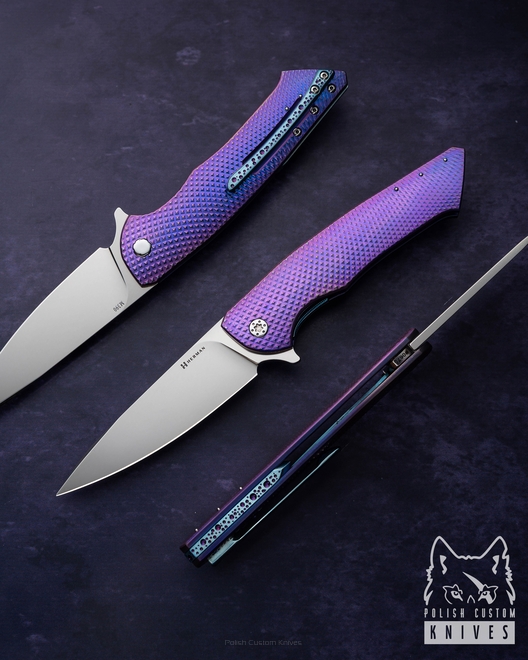 NÓŻ SKŁADANY FOLDER SLIM #0675 M390 HERMAN KNIVES