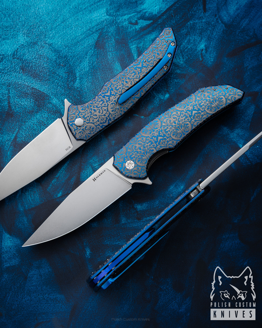 NÓŻ SKŁADANY FOLDER DRAGONFLY 208 M398 HERMAN KNIVES