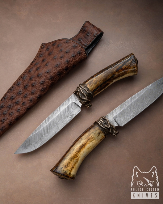 DUŻY EKSKLUZYWNY NÓŻ KOLEKCJONERSKI MONARCH STAG MICHO