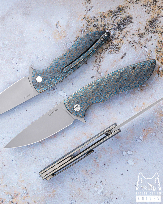 NÓŻ SKŁADANY FOLDER STING #0780 MAGNACUT TESSERACT HERMAN KNIVES