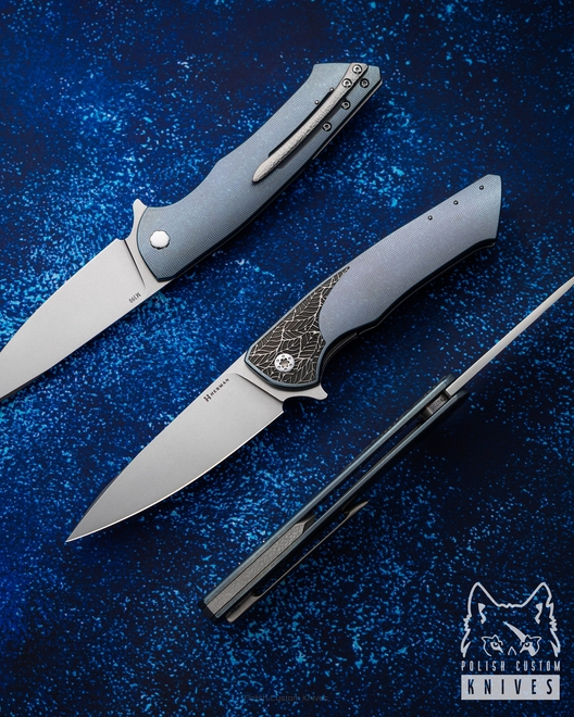NÓŻ SKŁADANY FOLDER SLIM #0706 M390 HERMAN KNIVES