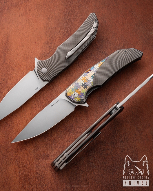 NÓŻ SKŁADANY FOLDER DRAGONFLY #0453 M390 HERMAN KNIVES