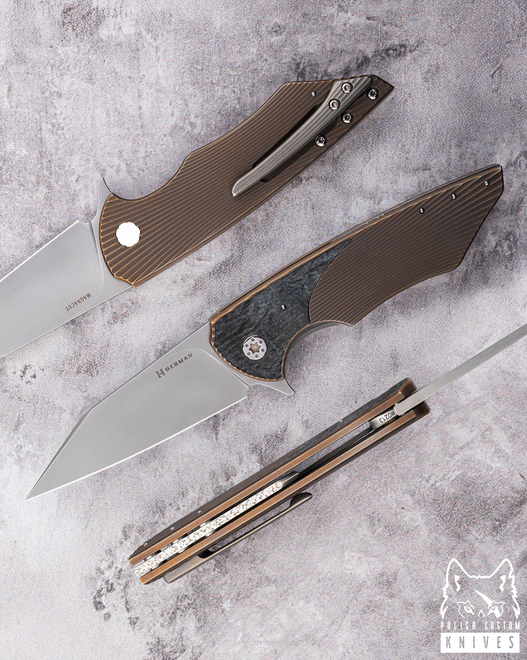 NÓŻ SKŁADANY FOLDER VESPERTILIO #0213 MAGNACUT HERMAN KNIVES