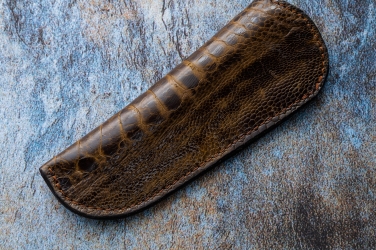 EKSKLUZYWNY SKÓRZANY POKROWIEC DO NOŻA SKŁADANEGO HERMAN KNIVES 3 MICHO