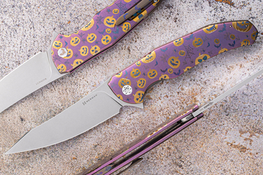 NÓŻ SKŁADANY FOLDER ISHTAR #0752 MAGNACUT HALLOWEEN SPECIAL HERMAN KNIVES