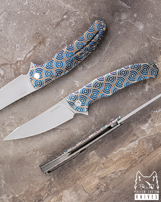 NÓŻ SKŁADANY FOLDER ISHTAR #0761 MAGNACUT CHRONO CIRCLE HERMAN KNIVES