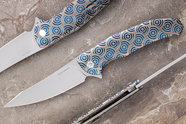 NÓŻ SKŁADANY FOLDER ISHTAR #0761 MAGNACUT CHRONO CIRCLE HERMAN KNIVES