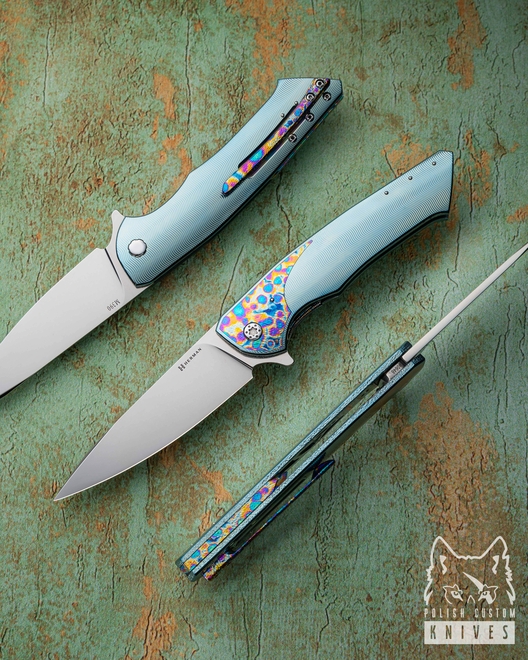 NÓŻ SKŁADANY FOLDER SLIM #0646 M390 HERMAN KNIVES