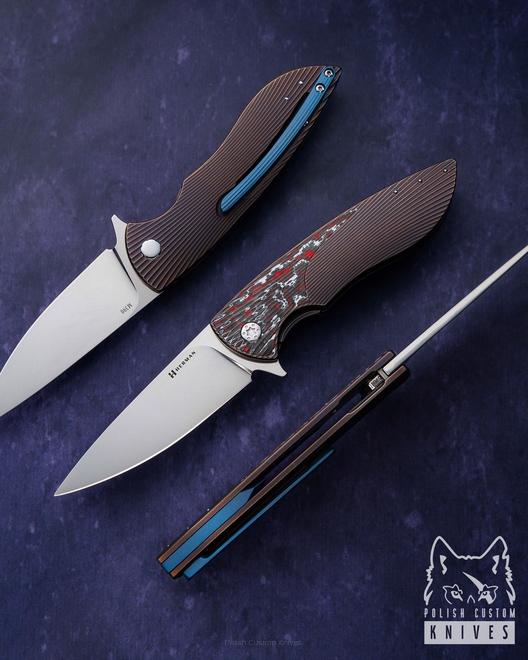 NÓŻ SKŁADANY FOLDER STING #0701 M390 HERMAN KNIVES