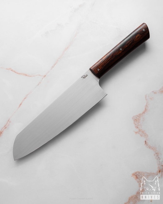 NÓŻ KUCHENNY SANTOKU 180 41 ELMAX IRONWOOD PABIŚ KNIVES