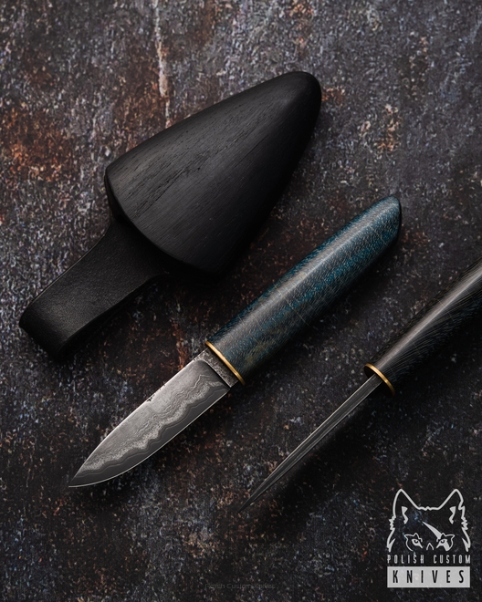 NÓŻ NECK EDC MYŚLIWSKI MIDORIYA 1 BOHLER S290 67 HRC ALTER