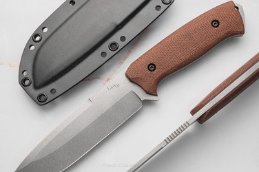 NÓŻ MYŚLIWSKI SURVIVALOWY HUNDUR XL N690 MICARTA LKW