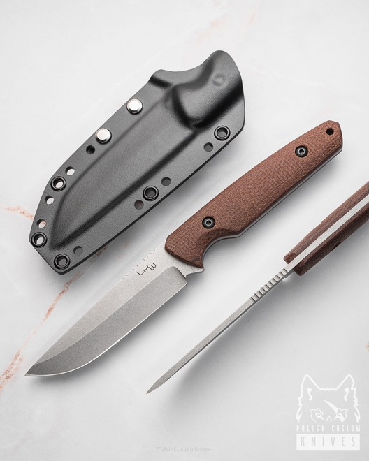 NÓŻ EDC MYŚLIWSKI MONKEY XL N690 MICARTA LKW