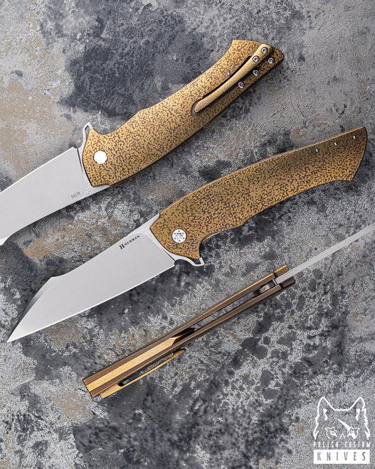 NÓŻ SKŁADANY FOLDER OVIUM GENERACJA 2 #0098 M390 HERMAN KNIVES