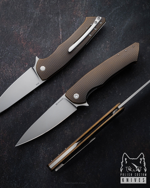 NÓŻ SKŁADANY FOLDER SLIM 448 M398 HERMAN KNIVES