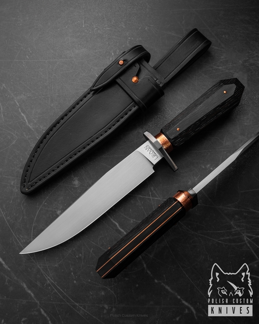 DUŻY EKSKLUZYWNY NÓŻ TAKTYCZNY GILOW 1 WROAN KNIVES