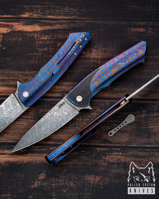 NÓŻ SKŁADANY FOLDER SLIM 4 TIMASCUS HERMAN 