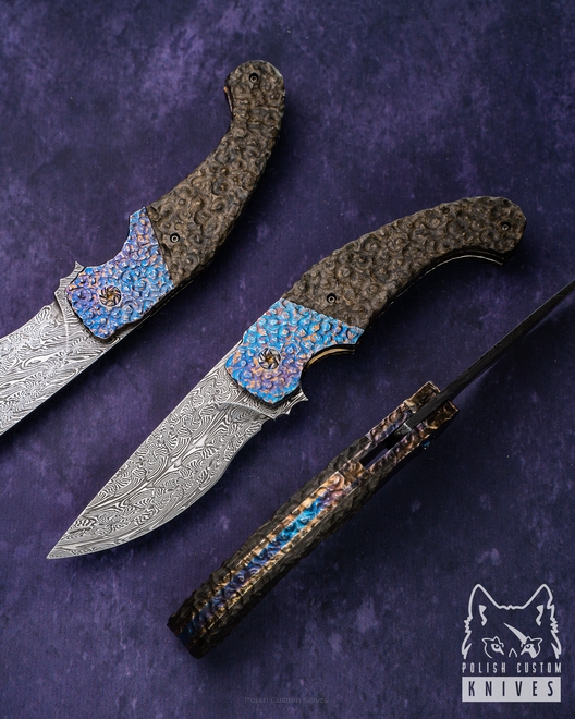 NÓŻ SKŁADANY FOLDER DARK TEMPLAR I VERIZHNIKOV & MICHO COLLABORATION