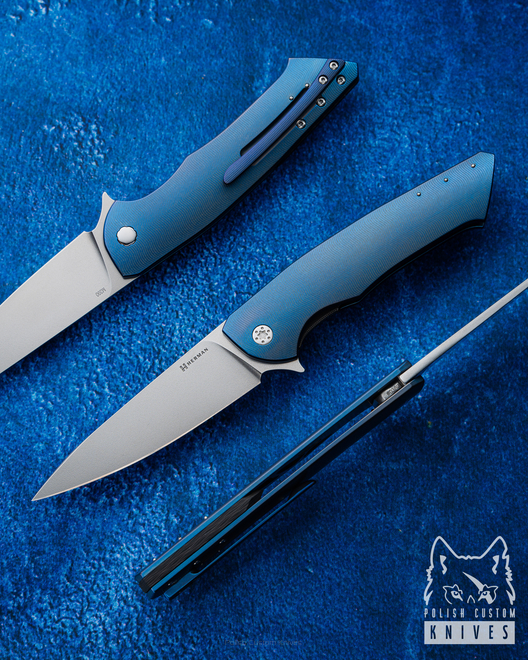 NÓŻ SKŁADANY FOLDER SLIM 369 M390 HERMAN KNIVES