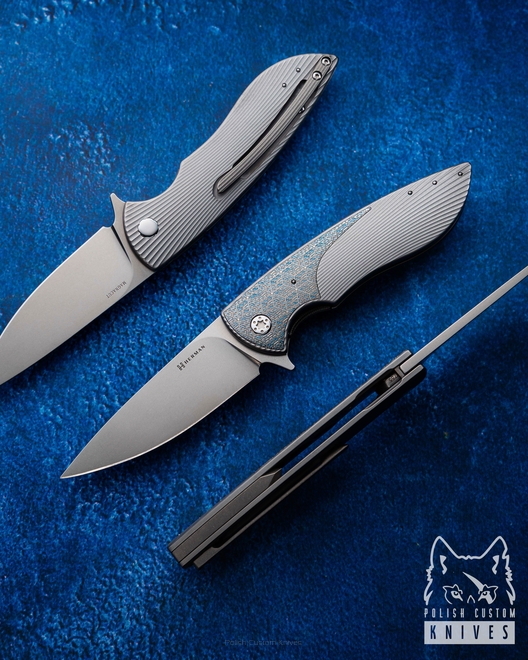 NÓŻ SKŁADANY FOLDER STING #0755 MAGNACUT OERLIKON HERMAN KNIVES