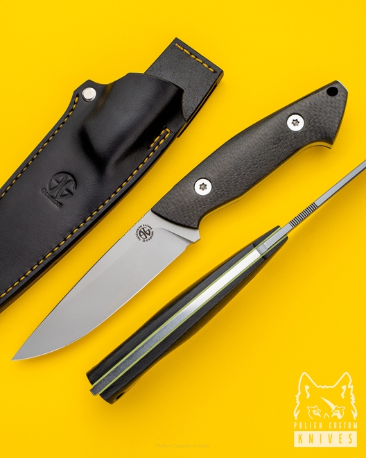 NÓŻ MYŚLIWSKI, TAKTYCZNY PHANTOM 1 CPM S90V CARBON G-CUSTOM 