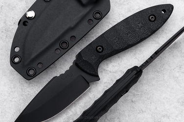 NÓŻ MYŚLIWSKI EDC MODERN HUNTER BLACK G10 LKW