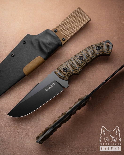 NÓŻ SURVIVALOWY TAKTYCZNY SIERRA 10 MICARTA SIMON'S KNIVES